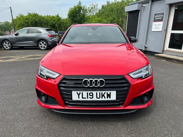 Audi A4 Avant 2019 2.0 Tdi 40 Black Edition Estate S YL19UKW Red #2