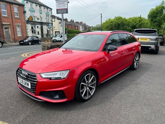 Audi A4 Avant 2019 2.0 Tdi 40 Black Edition Estate S YL19UKW Red #3