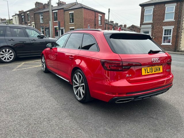 Audi A4 Avant 2019 2.0 Tdi 40 Black Edition Estate S YL19UKW Red #5
