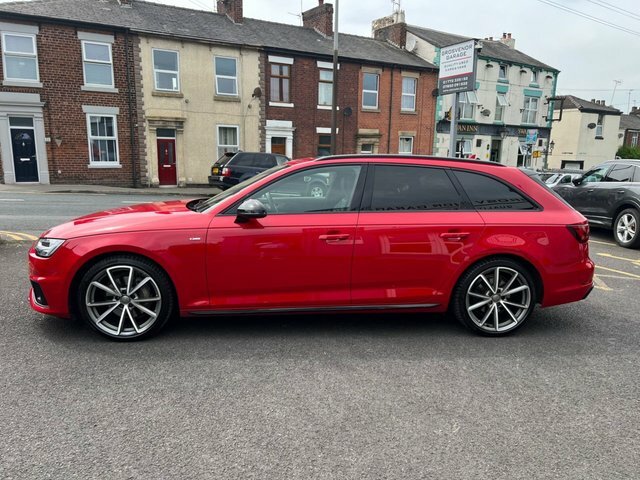 Audi A4 Avant 2019 2.0 Tdi 40 Black Edition Estate S YL19UKW Red #4