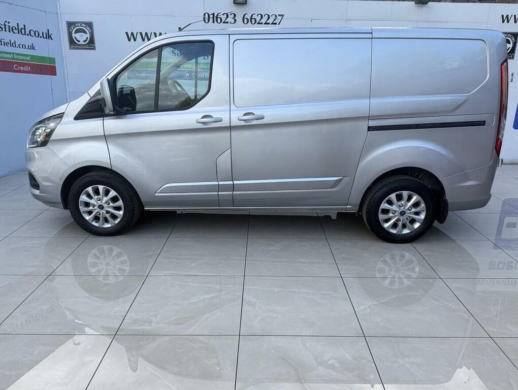 Ford Transit Custom Panel Van 2.0 300 Ecoblue Limited L1 H1 Euro 6 S BT70OCJ Silver #3