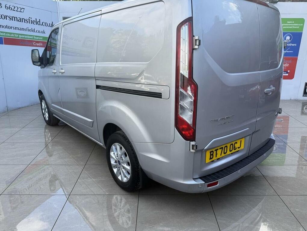 Ford Transit Custom Panel Van 2.0 300 Ecoblue Limited L1 H1 Euro 6 S BT70OCJ Silver #6