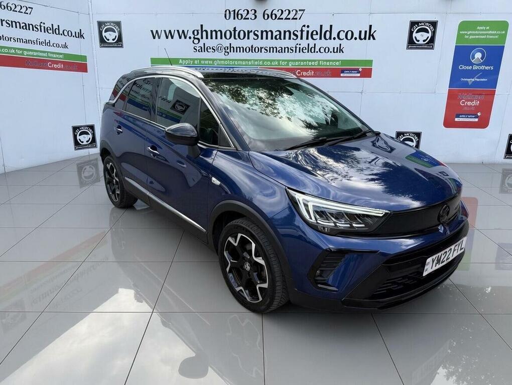Vauxhall Crossland Suv 1.2 Turbo Ultimate Euro 6 Ss 202222 Blue