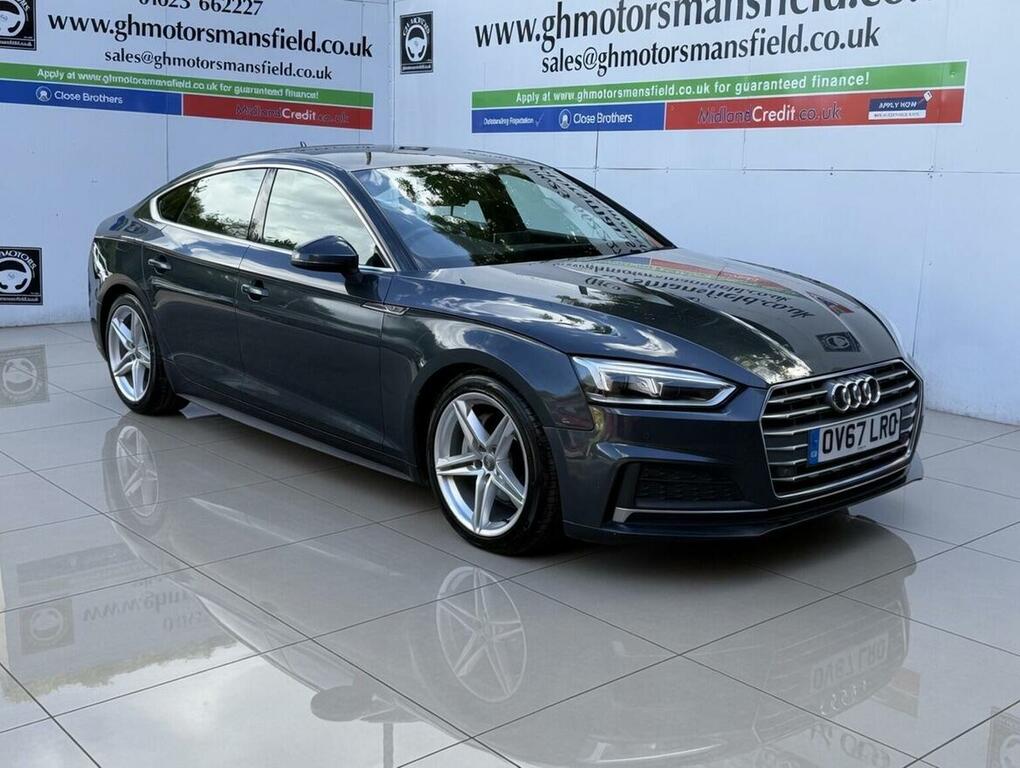 Audi A5 Hatchback 2.0 Tdi Ultra S Line Sportback S Tronic OV67LRO Grey #4