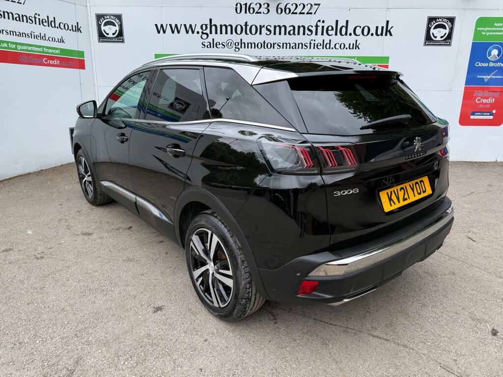 Peugeot 3008 Suv 1.2 Puretech Gt Eat Euro 6 Ss 202121 KV21YOD Black #4