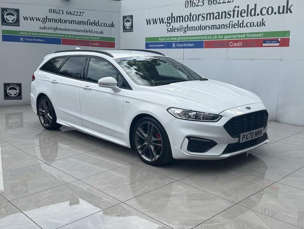 Ford Mondeo Estate 2.0 Ecoblue St-line Edition Euro 6 S PX70WNV White #5