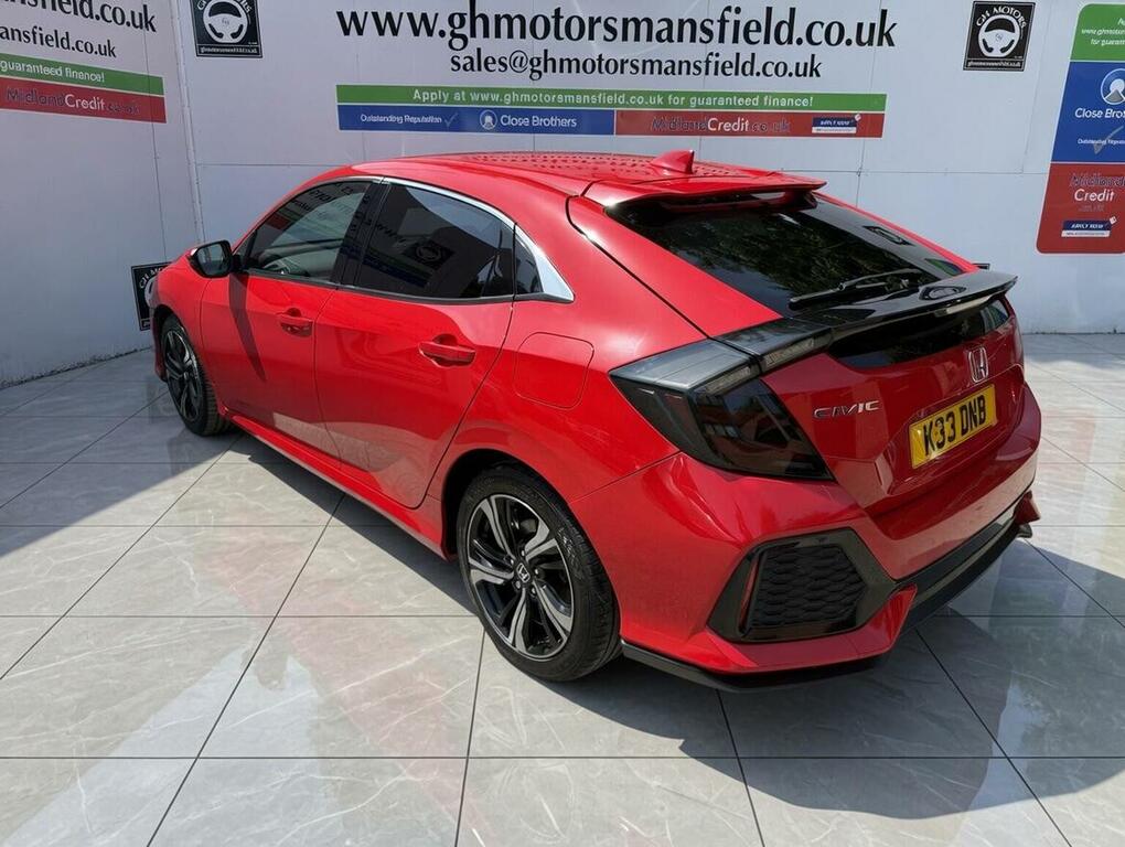 Honda Civic Hatchback 1.6 I-dtec Sr Euro 6 Ss 201868 K33DNB Red #4