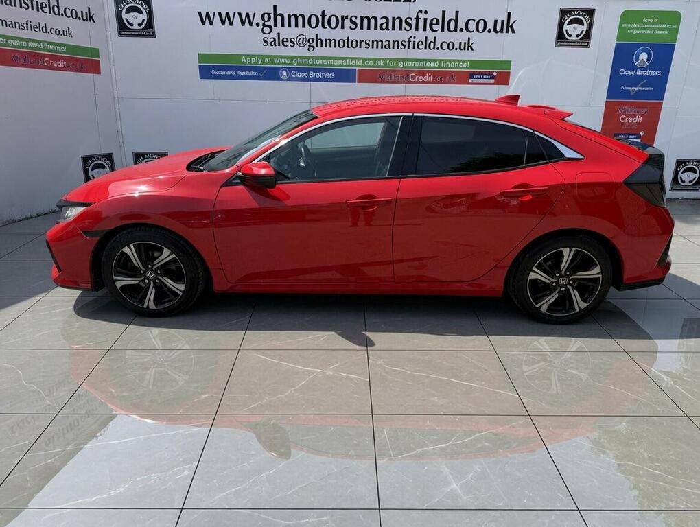 Honda Civic Hatchback 1.6 I-dtec Sr Euro 6 Ss 201868 K33DNB Red #3