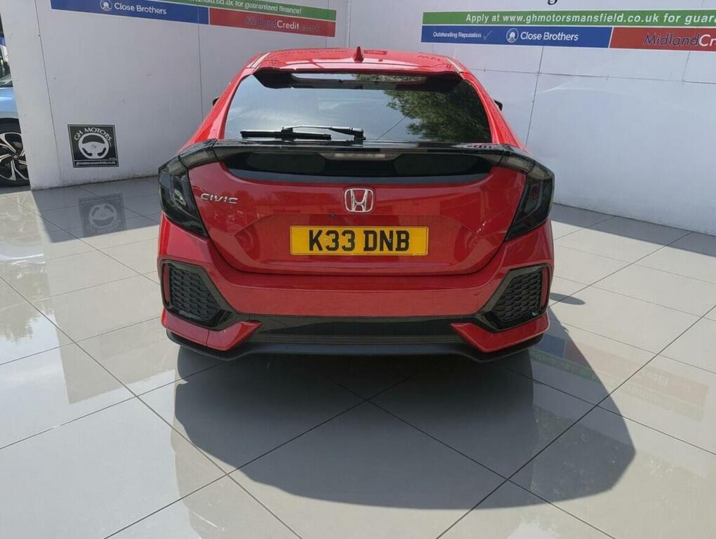 Honda Civic Hatchback 1.6 I-dtec Sr Euro 6 Ss 201868 K33DNB Red #5