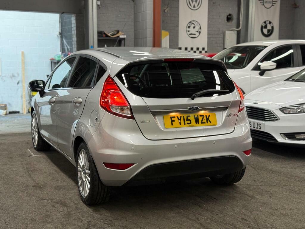 Ford Fiesta 1.0T Ecoboost Titanium Euro 6 S S FY15WZK Silver #4