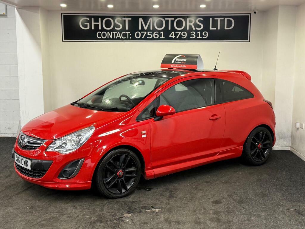 Vauxhall Corsa 1.2 16V Limited Edition Euro 5 Red