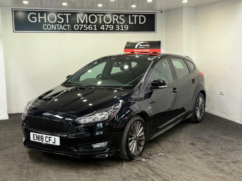 Ford Focus 1.0T Ecoboost St-line Euro 6 S S EN18CFJ Black #2