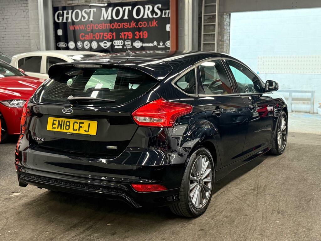 Ford Focus 1.0T Ecoboost St-line Euro 6 S S EN18CFJ Black #4