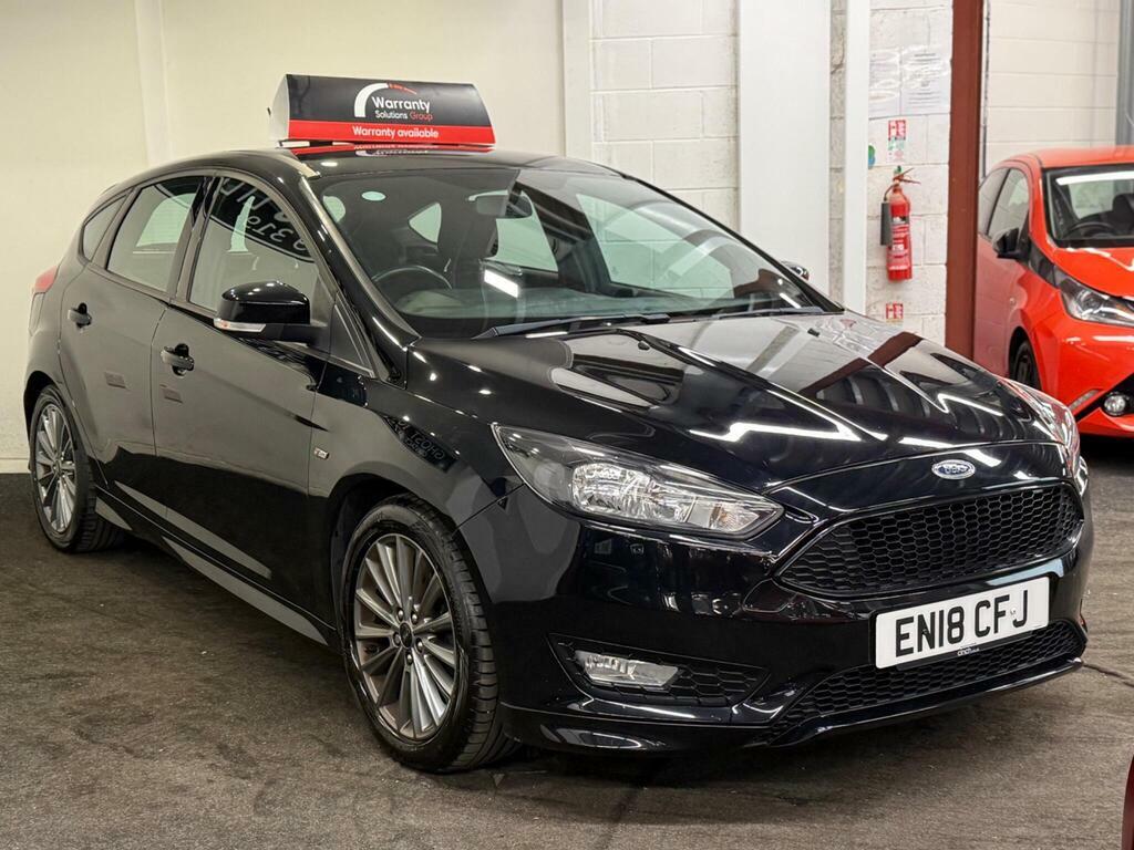 Ford Focus 1.0T Ecoboost St-line Euro 6 S S EN18CFJ Black #3