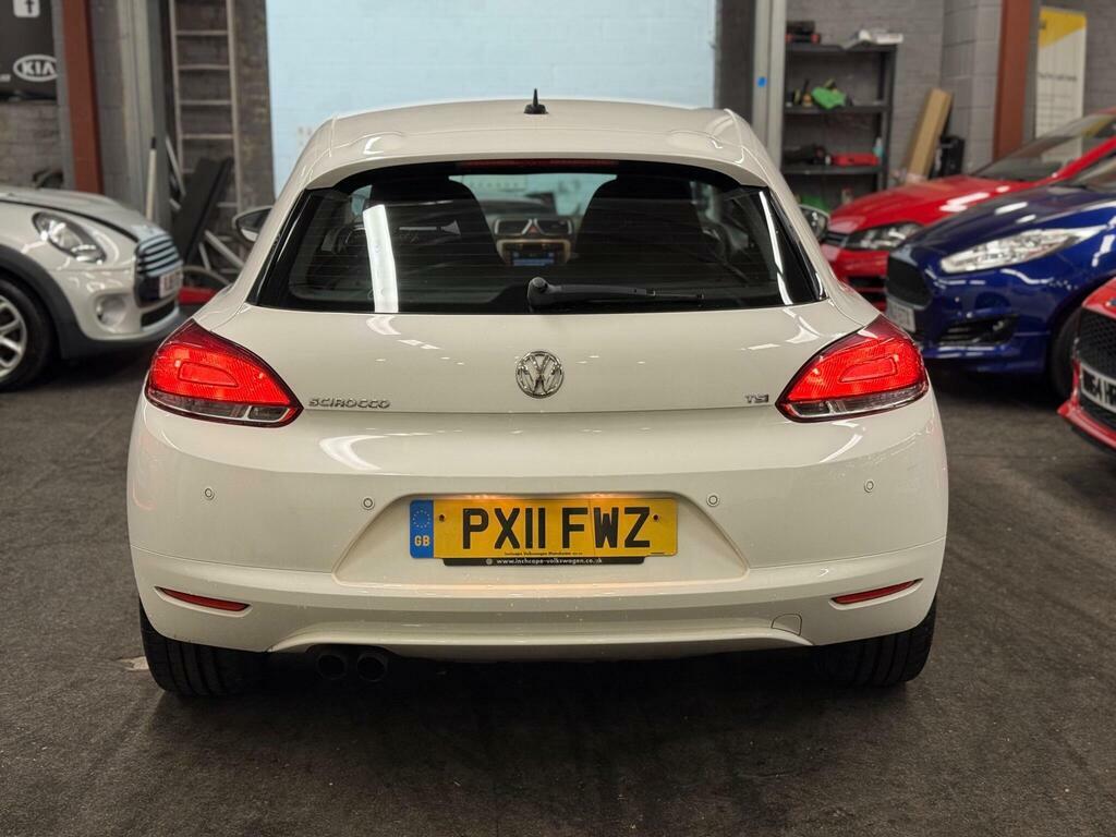 Volkswagen Scirocco 1.4 Tsi Euro 5  White #5