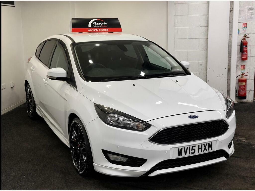 Ford Focus 1.0T Ecoboost Zetec S Euro 6 S S WV15HXM White #3