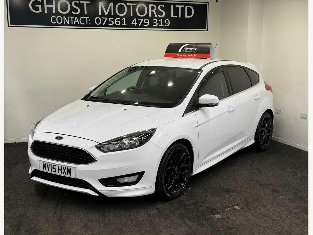 Ford Focus 1.0T Ecoboost Zetec S Euro 6 S S WV15HXM White #2
