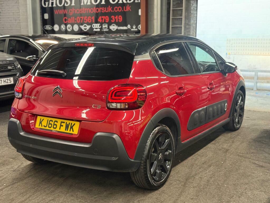 Citroen C3 1.2 Puretech Flair Euro 6 KJ66FWK Red #6