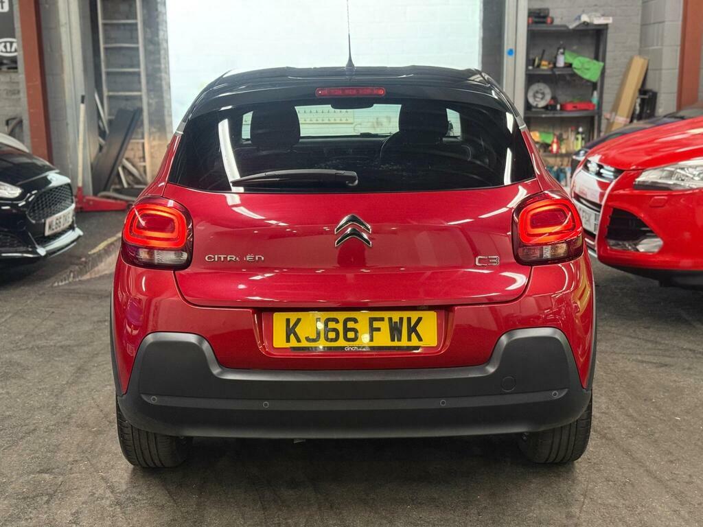 Citroen C3 1.2 Puretech Flair Euro 6 KJ66FWK Red #5