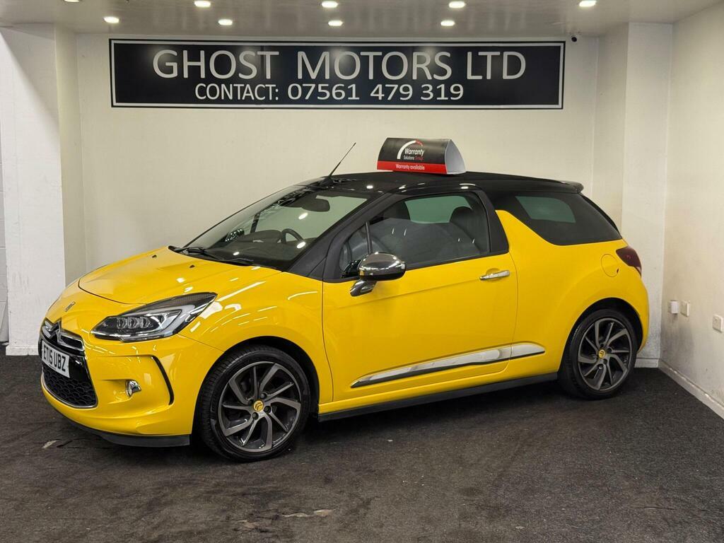 Citroen Ds3 Cabrio 1.6 Thp Dsport Plus Euro 6 S S Yellow