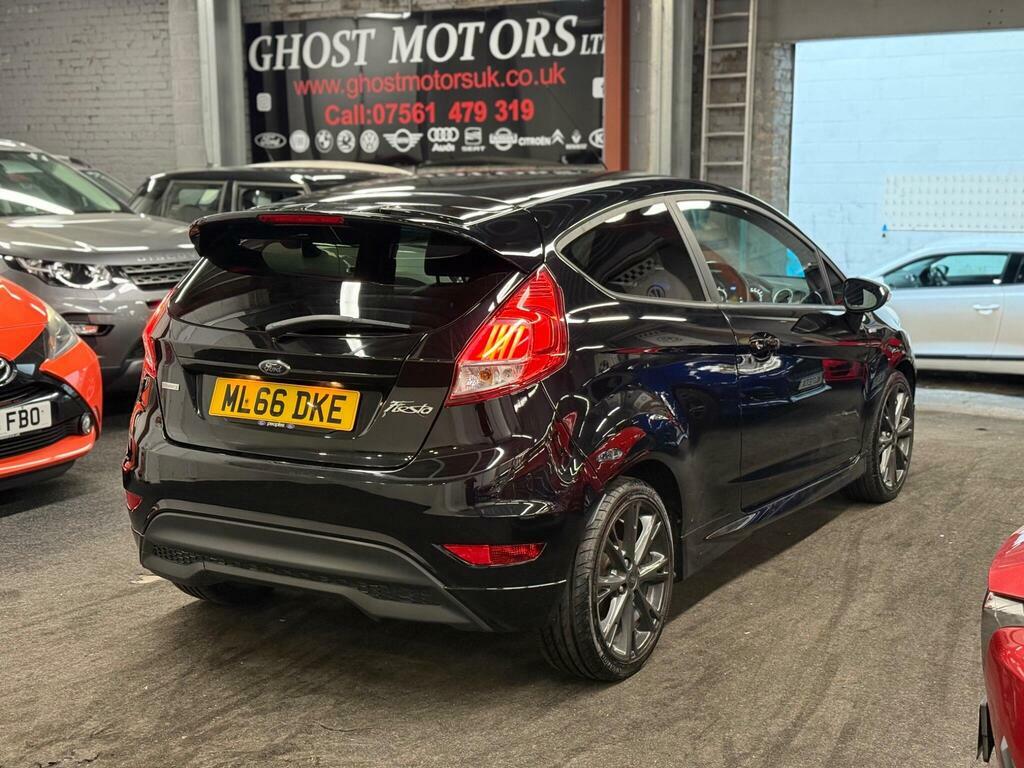 Ford Fiesta 1.0T Ecoboost St-line Euro 6 S S ML66DKE Black #4