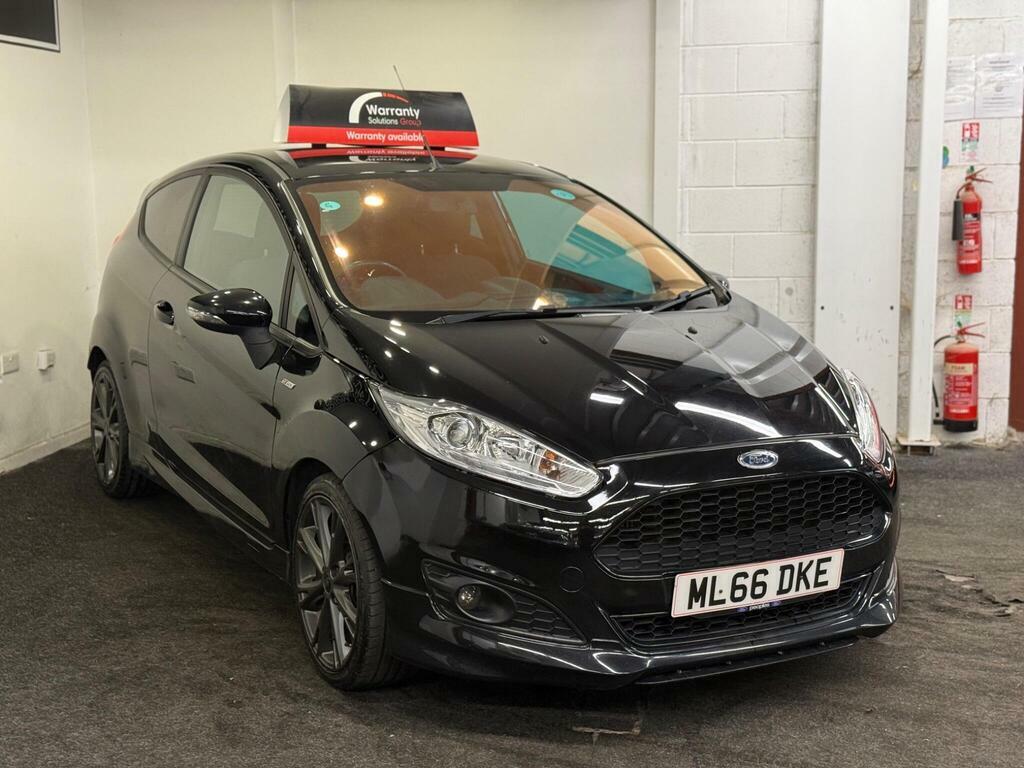 Ford Fiesta 1.0T Ecoboost St-line Euro 6 S S ML66DKE Black #3
