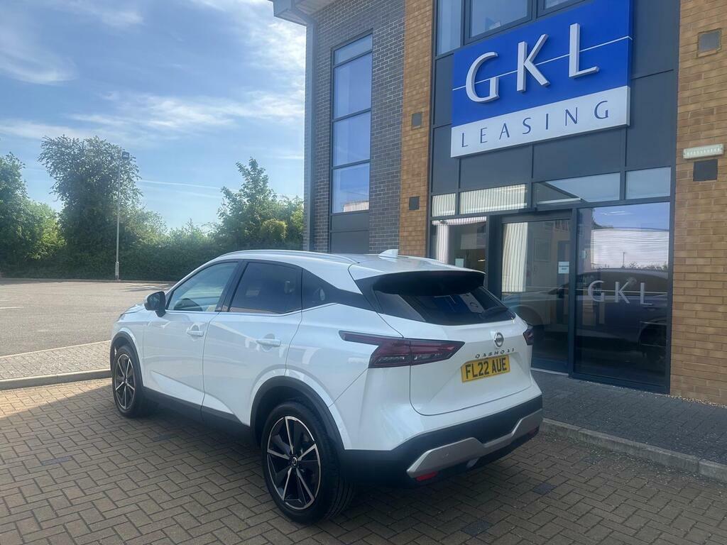 Nissan Qashqai 1.3 Dig-t Mhev Tekna Xtron Euro 6 S S FL22AUE White #6
