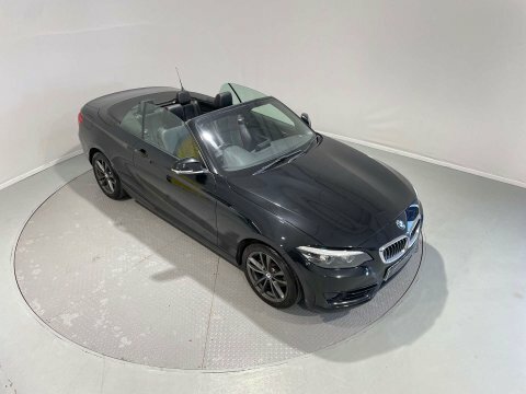 BMW 2 Series 2.0 220D Sport YL17ENK Black #3