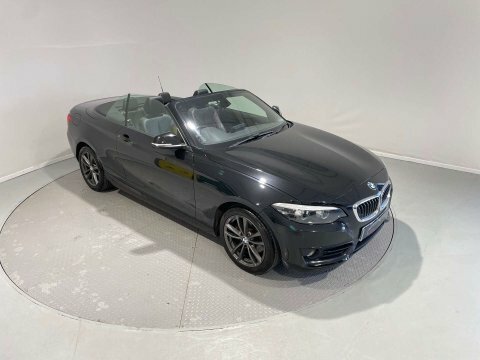 BMW 2 Series 2.0 220D Sport YL17ENK Black #2