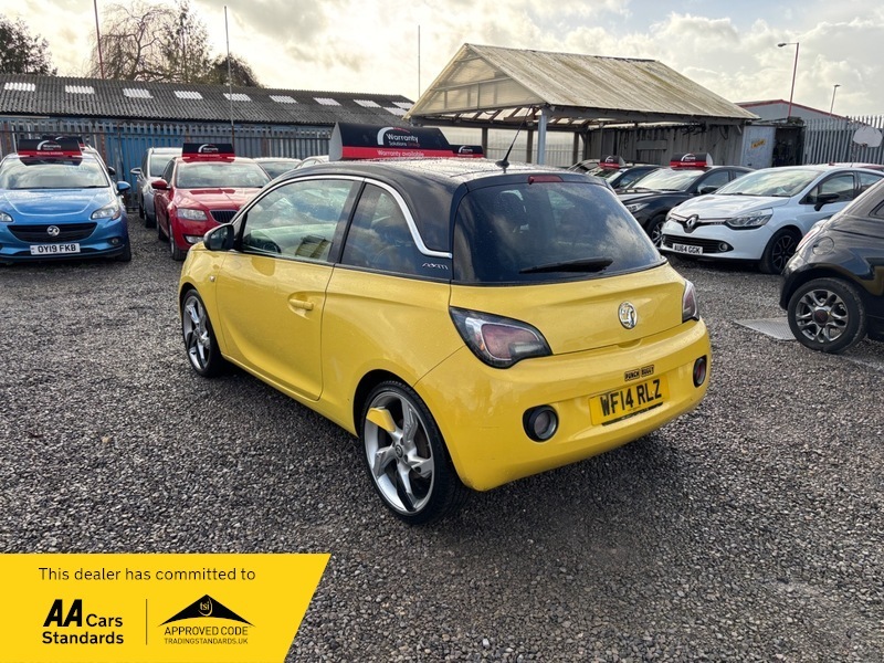 Vauxhall Adam Slambluetoothfull Service Historylow Insurance WF14RLZ Yellow #5