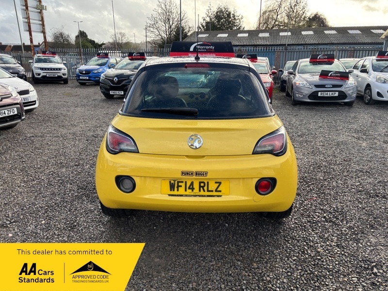 Vauxhall Adam Slambluetoothfull Service Historylow Insurance WF14RLZ Yellow #3