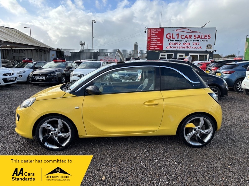 Vauxhall Adam Slambluetoothfull Service Historylow Insurance WF14RLZ Yellow #4