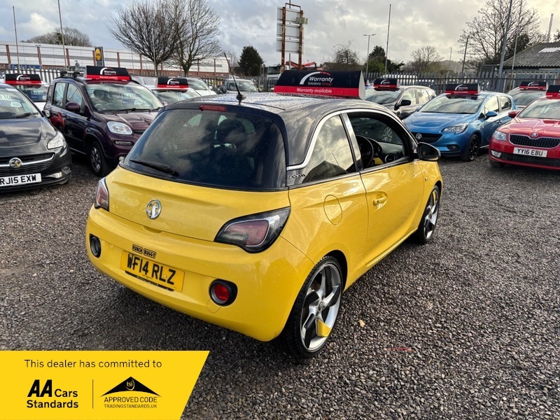 Vauxhall Adam Slambluetoothfull Service Historylow Insurance WF14RLZ Yellow #6