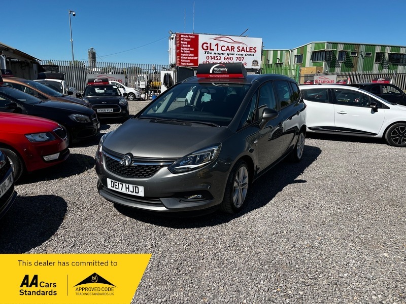 Vauxhall Zafira Srilow Miles 58Kmot 05 Grey