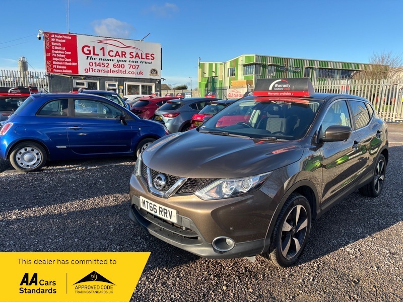 Nissan Qashqai N-connecta Dig-t66k Miles Sat Brown