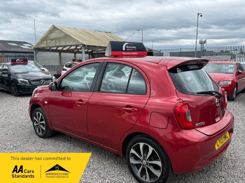 Nissan Micra Tekna Dig-tulez Complaintcamerafull History3m LY13HMC Red #6