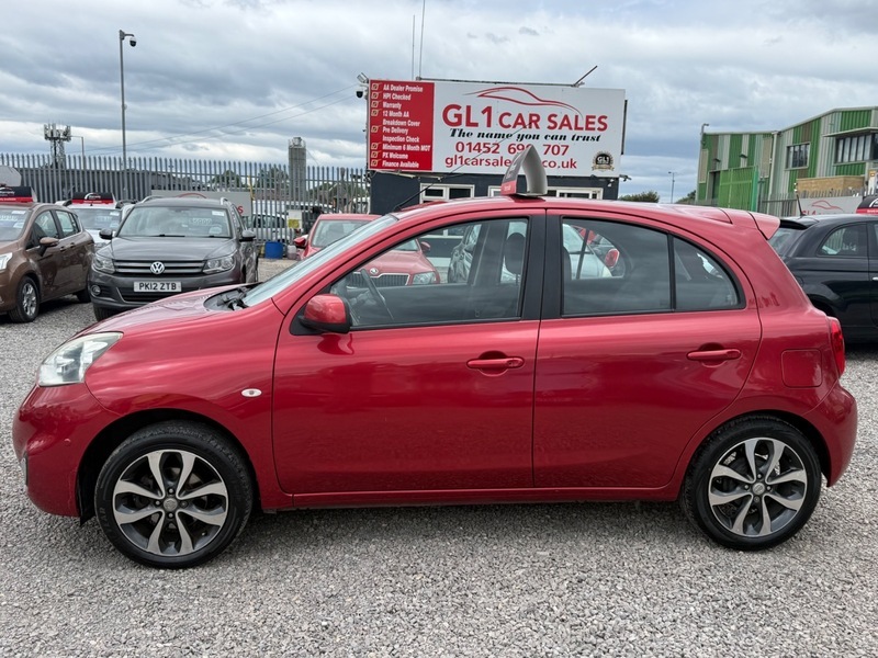 Nissan Micra Tekna Dig-tulez Complaintcamerafull History3m LY13HMC Red #5