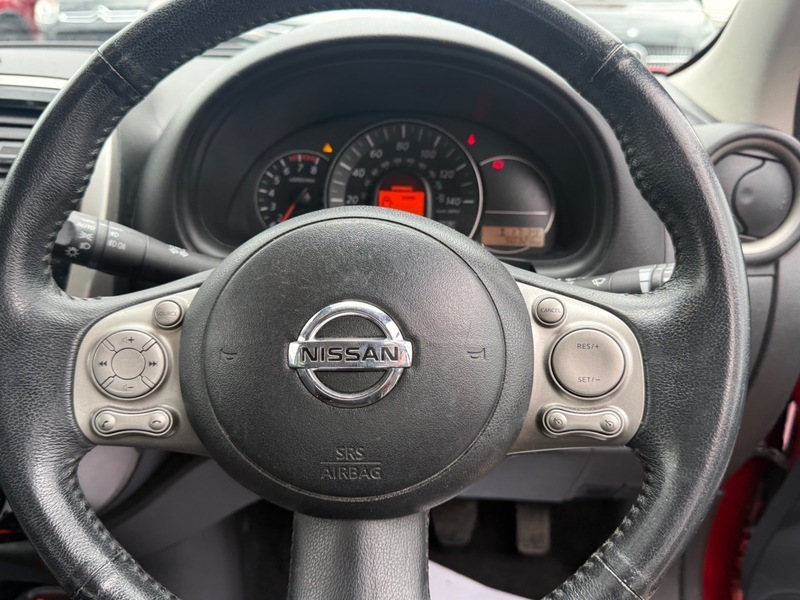 Nissan Micra Tekna Dig-tulez Complaintcamerafull History3m LY13HMC Red #2