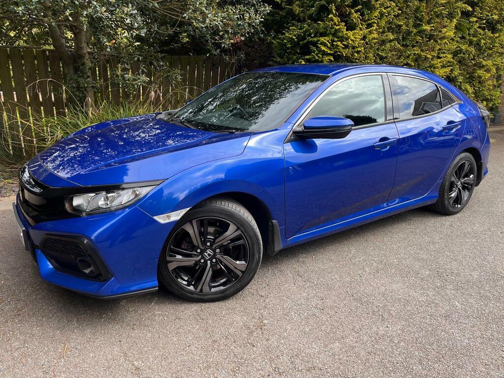 Honda Civic 1.0 Vtec Turbo Sr Euro 6 S S YG19PXA Blue #3