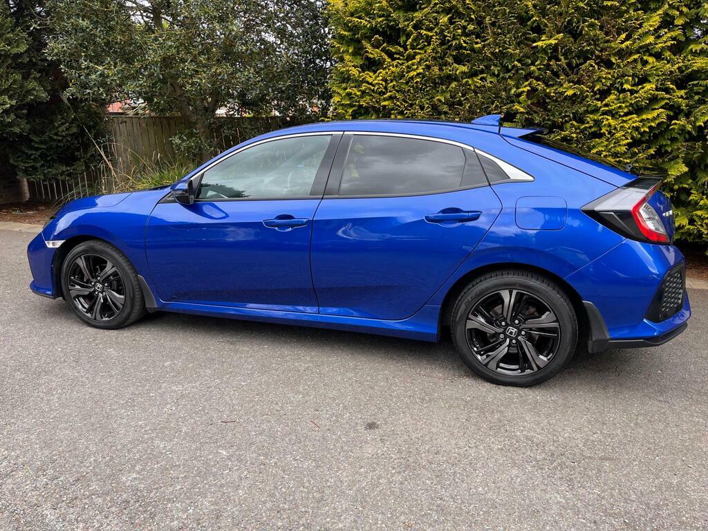 Honda Civic 1.0 Vtec Turbo Sr Euro 6 S S YG19PXA Blue #6