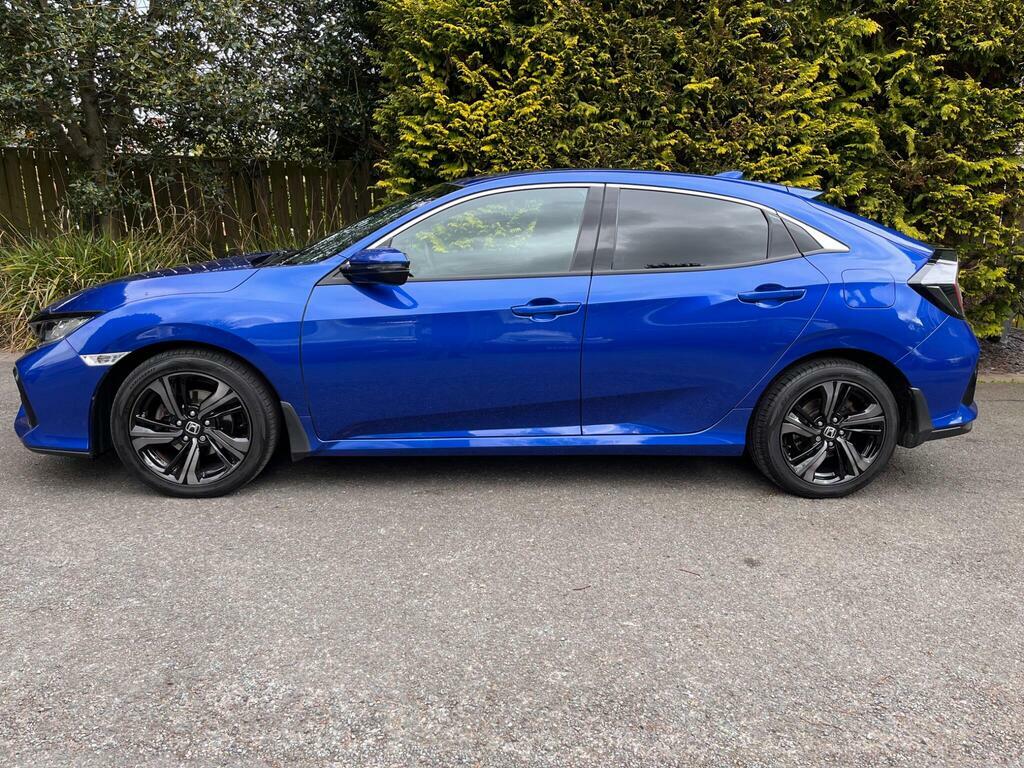 Honda Civic 1.0 Vtec Turbo Sr Euro 6 S S YG19PXA Blue #5