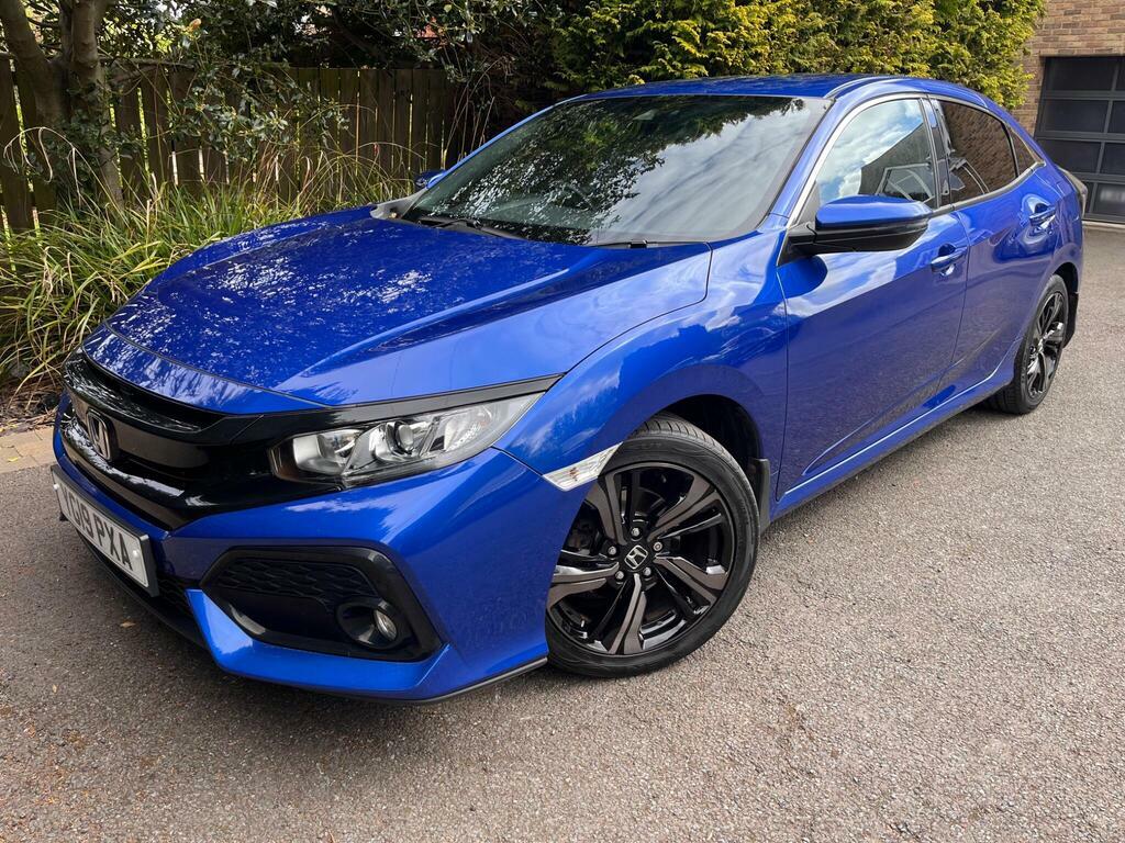 Honda Civic 1.0 Vtec Turbo Sr Euro 6 S S YG19PXA Blue #2