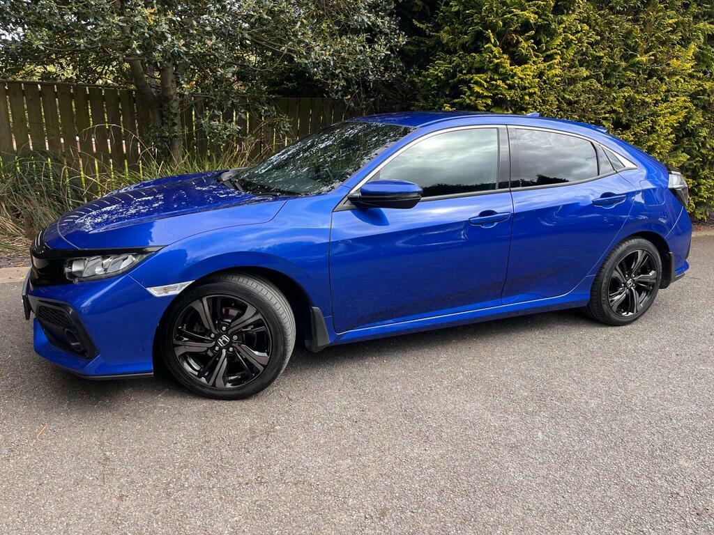 Honda Civic 1.0 Vtec Turbo Sr Euro 6 S S YG19PXA Blue #4