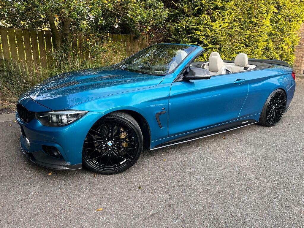 BMW 4 Series 3.0 435D M Sport Xdrive Euro 6 S S DV18MZT Blue #5
