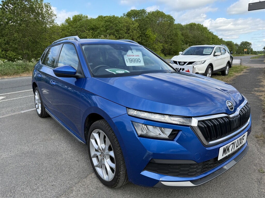 Skoda Kamiq Suv 1.0 Tsi Se L 2021 MK71UXF Blue #2