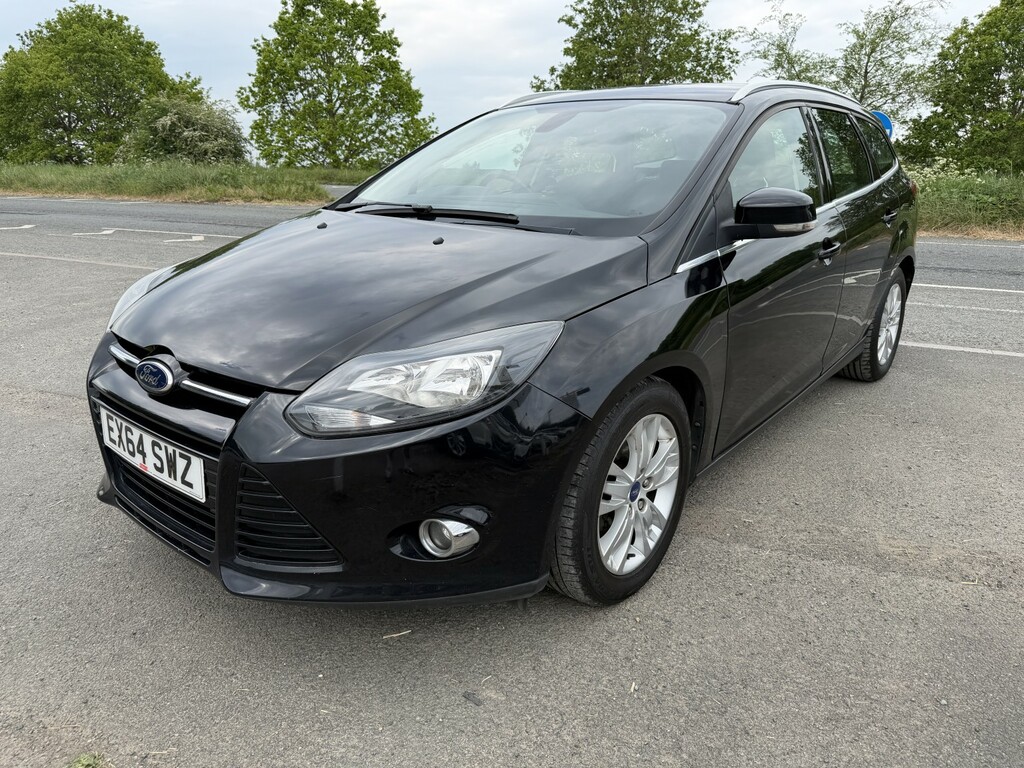 Ford Focus Estate 1.6 Tdci Titanium Navigator 2014 EX64SWZ Black #4