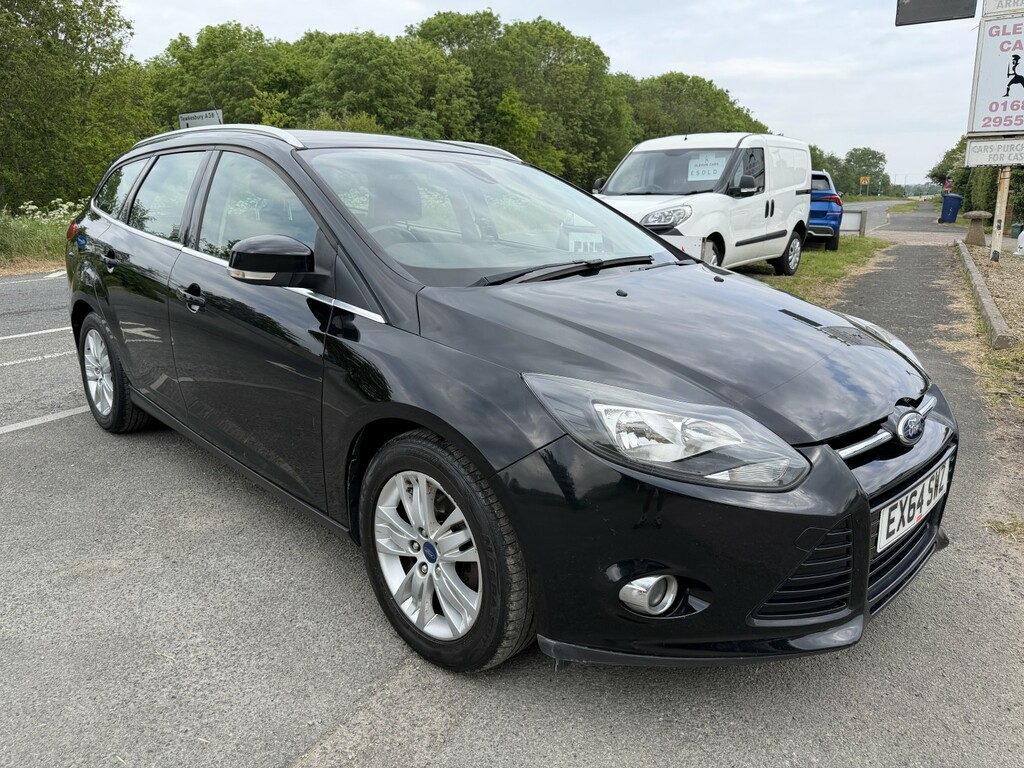 Ford Focus Estate 1.6 Tdci Titanium Navigator 2014 EX64SWZ Black #2
