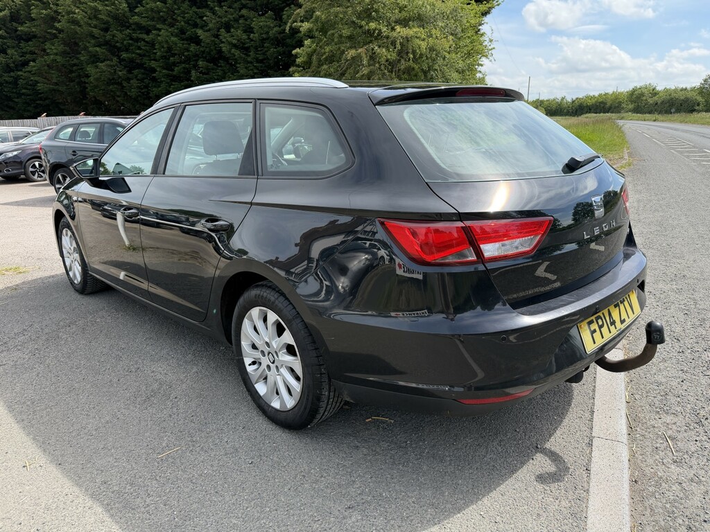Seat Leon Estate 1.6 Tdi Cr Se 2014 Black #6