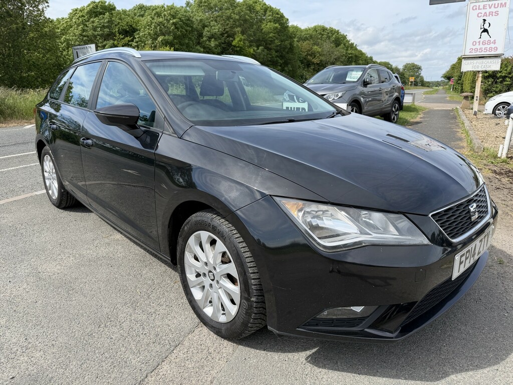 Seat Leon Estate 1.6 Tdi Cr Se 2014 Black #2