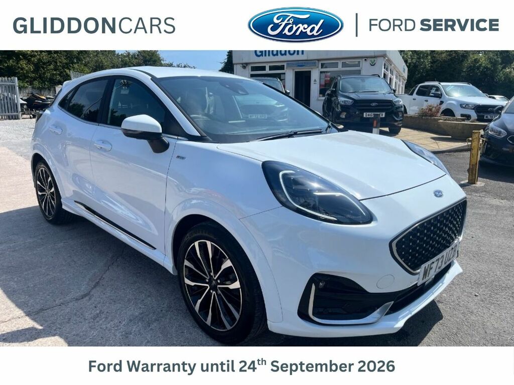 Ford Puma 1.0 Ecoboost Hybrid Mhev St-line Vignale Navigatio White